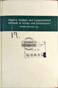 Modern Analytic and Computational  Methods in Science  and Mathematics