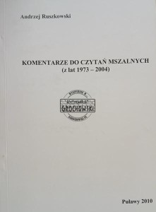 Komentarze do czytań mszalnych (z lat 1973 - 2004)