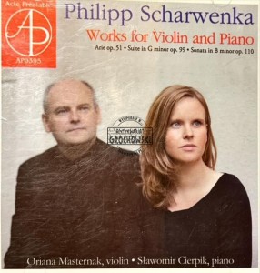 Philipp Scharwenka - Works For Violin And Piano CD