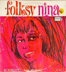 Nina Simone – Folksy Nina LP (1st press)