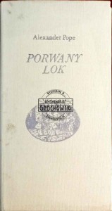 Porwany lok. Poemat heroikomiczny 