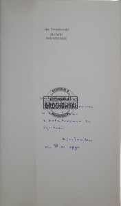 Słowik. Skowronek (autograf)