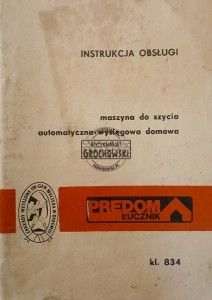 Predom Łucznik, Maszyna do szycia, automatyczna wysięgowa domowa