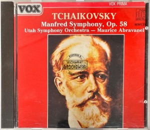 Tchaikovsky, Maurice Abravanel – "Manfred" Symphony, Op. 58 CD