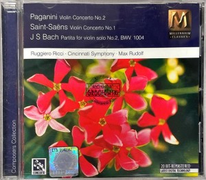 Various – Paganini Violin Concerto No. 2 - Saint-Saëns Violin Concerto No. 1 - J S Bach Partita For Violin Solo No. 2, BWV. 1004 CD