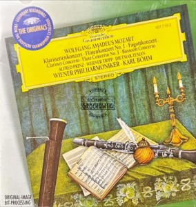 Wolfgang Amadeus Mozart : Alfred Prinz, Werner Tripp, Dietmar Zeman, Wiener Philharmoniker - Karl Böhm – Klarinettenkonzert • Flötenkonzert No. 1 • Fagottkonzert = Clarinet Concerto • Flute Concerto No. 1 • Bassoon Concerto CD