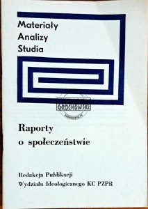 Raporty o społeczeństwie