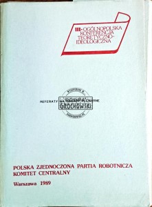 Referaty na obrady plenarne (7 broszur)