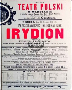 100 lat Teatru Polskiego w  Warszawie