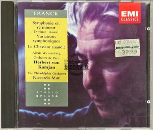 César Franck, Alexis Weissenberg, Orchestre De Paris, Herbert von Karajan, The Philadelphia Orchestra, Berliner Philharmoniker, Riccardo Muti – Symphony, Symphonic Variations, etc. CD