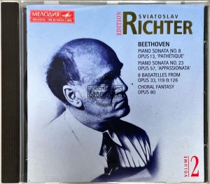 Sviatoslav Richter, Beethoven – Sonatas «Pathétique», «Appassionata» • Bagatelles • Choral Fantasy CD