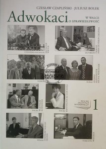 Adwokaci w walce o sprawiedliwość, tom 1