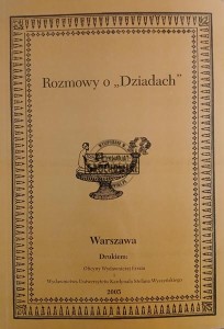 Rozmowy o Dziadach