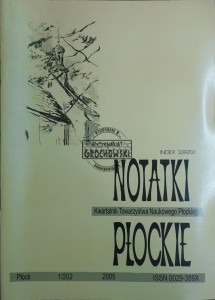 Notatki Płockie (1) 2005