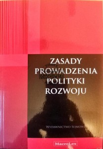 Zasady prowadzenia polityki rozwoju