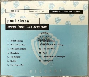 Paul Simon – Songs From "The Capeman" CD (Promo)