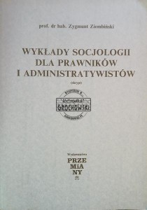 Wykłady socjologii dla prawników i administratywistów
