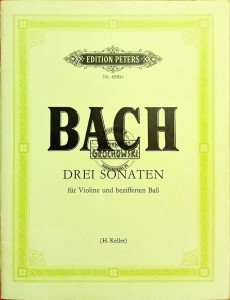 Drei Sonaten fur Violine und Bezifferten Bass
