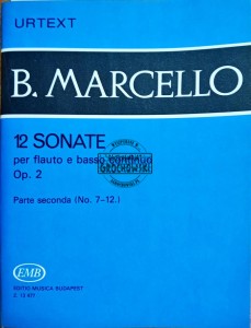 12 Sonate per flauto e basso continuo. Op.2. Parte seconda