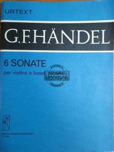 6 Sonate per violino e basso continuo
