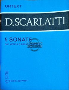 5 Sonate per violino e basso continuo