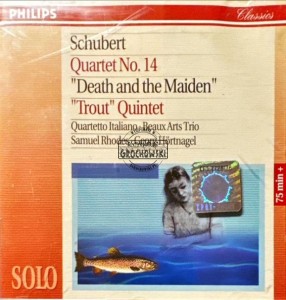 Schubert - Quartetto Italiano, Beaux Arts Trio, Samuel Rhodes, Georg Hörtnagel – Quatuor A Cordes "La Jeune Fille Et La Mort" / Quintette "La Truite" CD