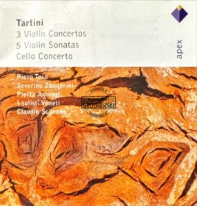 Tartini, Piero Toso, Severino Zannerini, Pierre Amoyal, I Solisti Veneti, Claudio Scimone – 3 Violin Concertos - Cello Concerto - 5 Violin Sonatas 2CD
