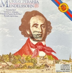 Murray Perahia, Mendelssohn – Sonata, Op. 6, Variations Sérieuses, Prelude & Fugue, op. 35, No.1, Rondo Capriccioso CD
