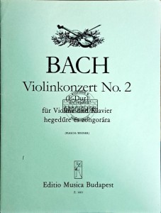Bacj. Violinkonzert No. 2 fur Violine und Klavier