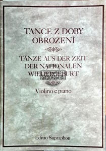 Tance z doby obrozeni. Violino e piano