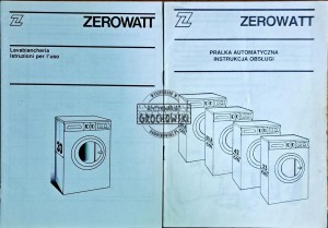 Zerowatt. Pralka automatyczna, instrukcja obsługi