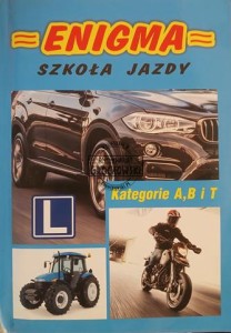Enigma, szkoła jazdy, Kategorie A, B i T