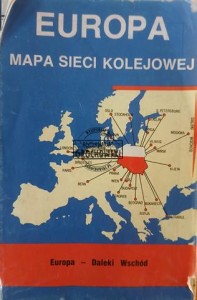 Mapa sieci kolejowej, Europa - Daleki Wschód