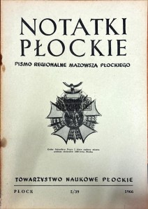 Notatki płockie 5/39 1966