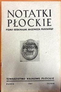 Notatki płockie 3-4/43-44 1967