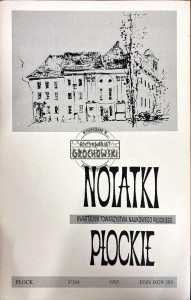 Notatki płockie 3/164 1995
