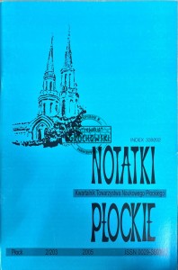 Notatki płockie 2/203 2005