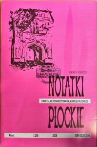 Notatki płockie 1/206 2006