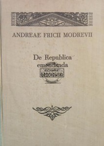De Republica emendanda / Republika do zmiany