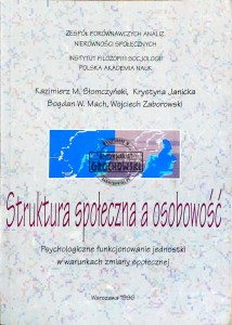 Struktura społeczna a osobowość
