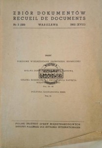 Zbiór dokumentów 3 / 1962