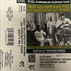 Dizzy Gillespie, Ray Brown, Joe Pass, Mickey Roker – Dizzy´s Big 4 Kaseta (CrO2))