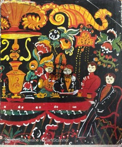Gorodets folk painting