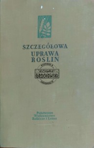 Szczegółowa uprawa roślin