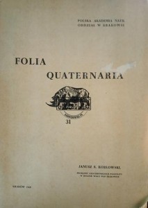Folia Quaternaria 31