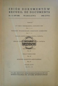Zbiór dokumentów 1-2 / 1962
