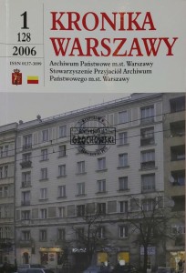 Kronika Warszawy (1/128) 2006