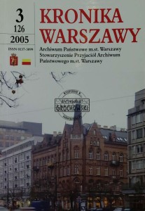 Kronika Warszawy (3/126) 2005