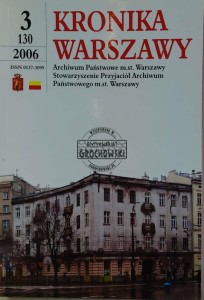 Kronika Warszawy (3/130) 2006