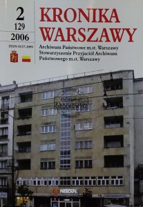 Kronika Warszawy (2/129) 2006